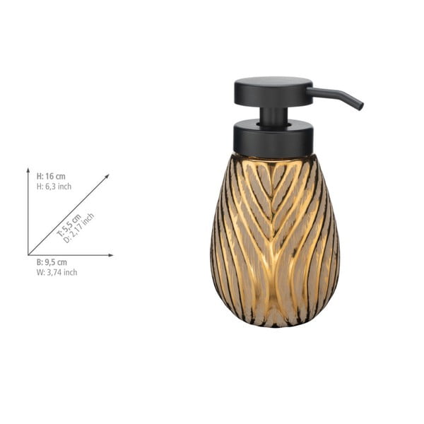 Iš keramikos vonios reikmenų rinkinys auksinės spalvos Idro – Wenko-image-3