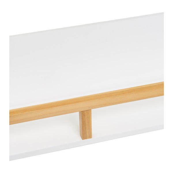 Sieninė lentyna baltos spalvos 55 cm – Casa Selección-image-3