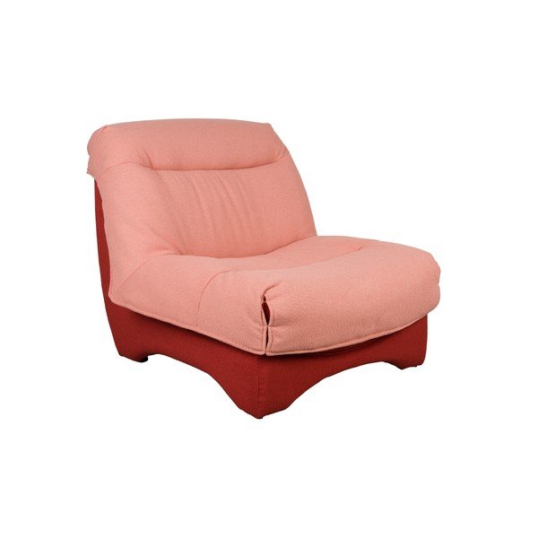 Raudonos spalvos/rožinės spalvos krėslas Twister – White Label