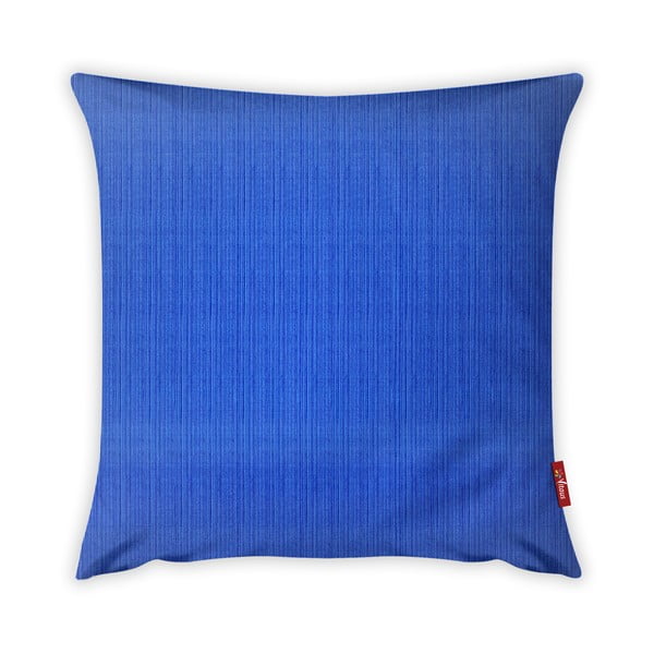 Mėlynas medvilninis pagalvės užvalkalas Vitaus, 42 x 42 cm