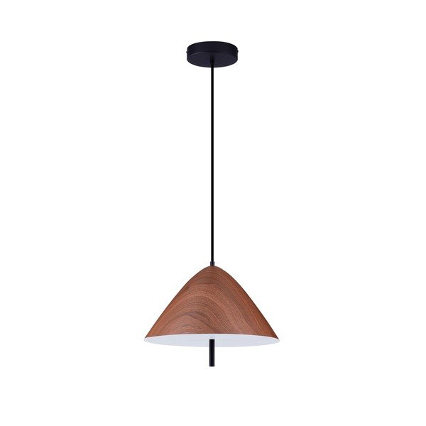 Natūralios spalvos iš metalo kabantis šviestuvas LED ø 40 cm su metaliniu gaubtu Oros – Nova Luce