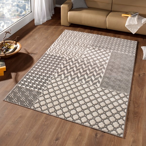 Kilimas Schöngeist & Petersen Noblesse Patchwork Dark, 290 x 200 cm-image-1