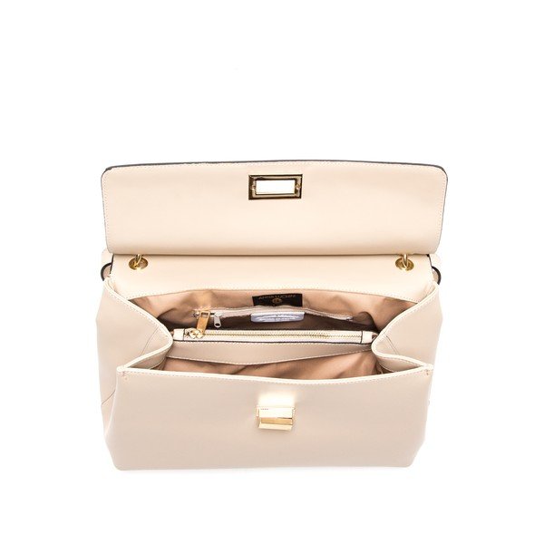 Odinė rankinė Anna Luchini 3043 Beige-image-3