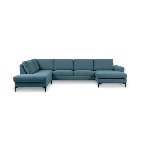 Kampinė sofa turkio spalvos (su kairiuoju kampu/„U“ formos) Henry – Scandic