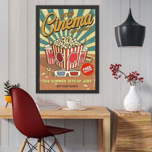 Paveikslas 40x55 cm Retro Cinema - Wallity-image-1