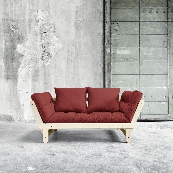 Sofa-lova "Karup Beat Natural/Passion Red