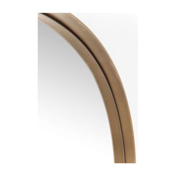 "Kare Design" apvalus kreivas veidrodis su vario spalvos rėmu, ⌀ 100 cm-image-2