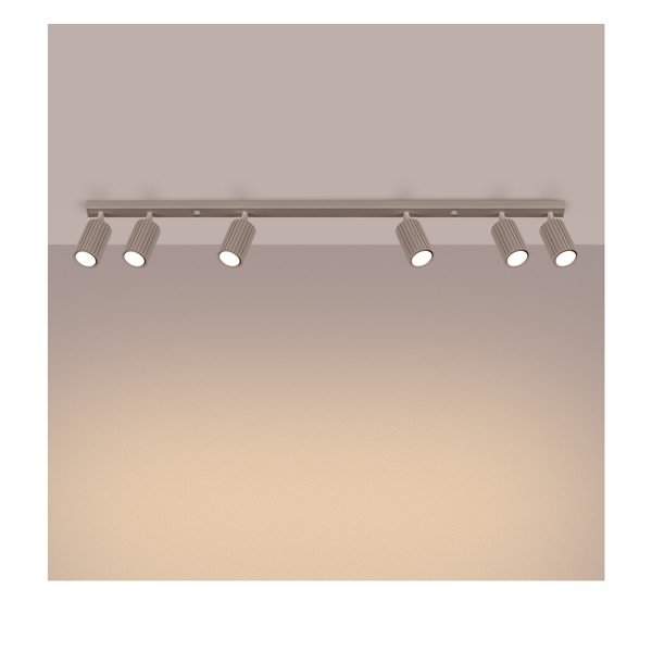Taupe spalvos iš metalo taškinis šviestuvas 6,5x117 cm Gleam – Sollux-image-1