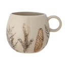 Smėlio spalvos iš akmens masės puodelis su Kalėdų motyvu 450 ml Hollie – Bloomingville