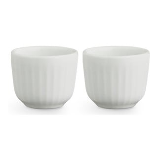 2 baltų porcelianinių kiaušinių indų rinkinys Kähler Design Hammershoi, ⌀ 8 cm
