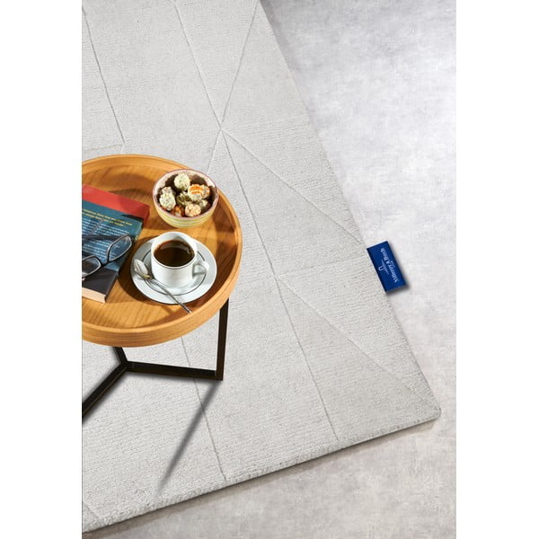 Rankų darbo iš vilnos kilimas kreminės spalvos 190x280 cm Ursule – Villeroy&Boch-image-2