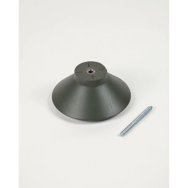 Sieniniai pilkai žalios spalvos iš medienos kabliai 3 vnt. Nadua – Kave Home-image-3