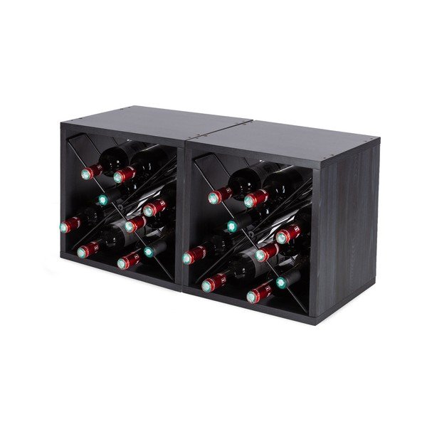 Vyno lentyna juodos spalvos butelių skaičius 12 – Compactor-image-3