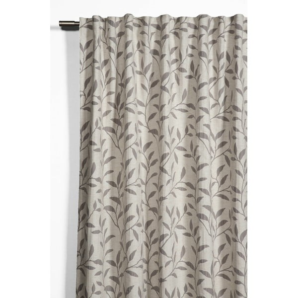 Pilkos spalvos/smėlio spalvos iš lino mišinio užuolaida 140x245 cm List – Sehlbach