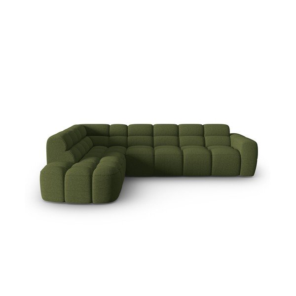 Kampinė sofa žalios spalvos Lisa – Micadoni Home