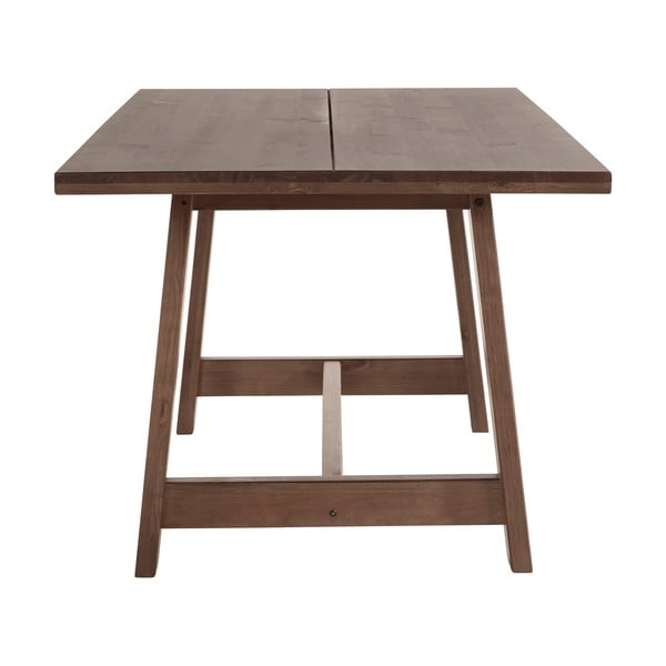 Iš pušies masyvo valgomojo stalas rudos spalvos 90x160 cm Derby – Støraa-image-2