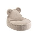 Šviesiai rudos spalvos iš boucle vaikiškas sėdmaišis Bear – Wigiwama