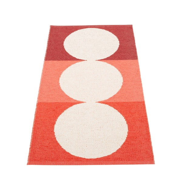 Raudonos spalvos/kreminės spalvos lauko ir vidaus kilimas 70x140 cm Otto Berry – Pappelina-image-2