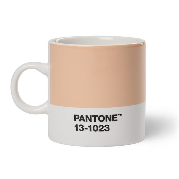 Puodelis iš keramikos oranžinės spalvos espreso 120 ml Peach Fuzz 13-1023 – Pantone