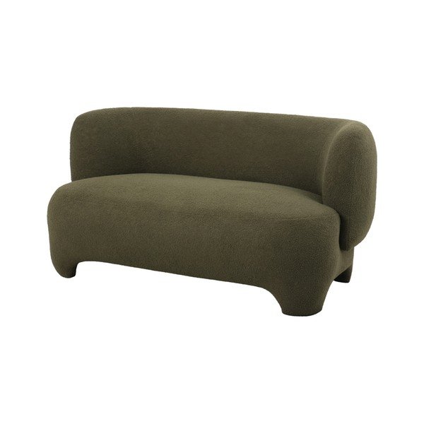 Iš boucle sofa žalios spalvos 142 cm Ardor – Leitmotiv-image-1