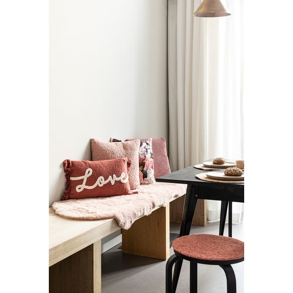 Dekoratyvinė pagalvė 50x30 cm Cotton Slub Love - Tiseco Home Studio-image-1