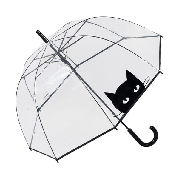 Skaidrus vėjo nepraleidžiantis skėtis "Ambiance Looking Cat", ⌀ 85 cm