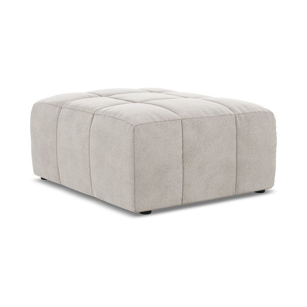 Smėlio spalvos taburetė iš velveto Aloha – Makamii-image-3