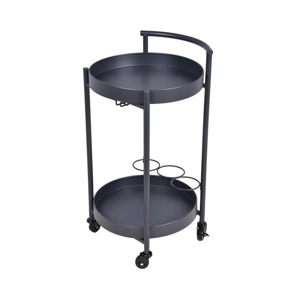 Iš metalo apvalios formos sodo serviravimo stalas ø 40 cm Calla – Garden Pleasure