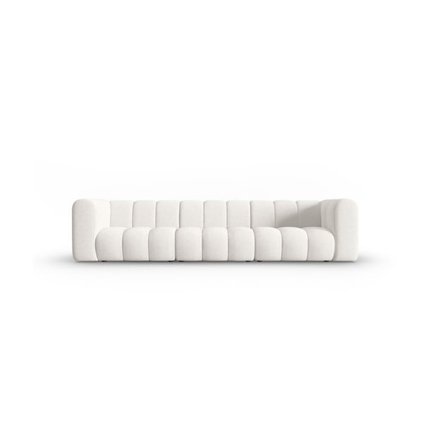 Sofa baltos spalvos 318 cm Lupine – Micadoni Home