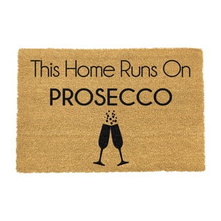 Natūralaus kokoso pluošto kilimėlis Artsy Doormats This Home Runs On Prosecco, 40 x 60 cm