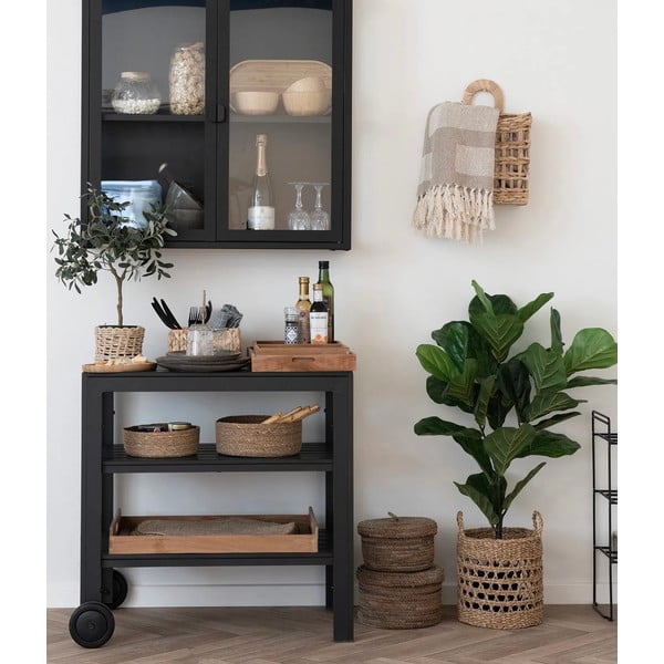 Vežimėlis ant ratukų 45x75 cm Taormina – House Nordic-image-1