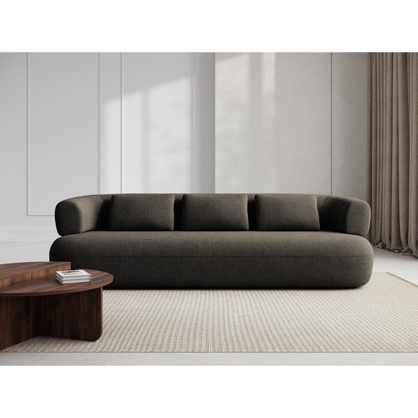 Iš boucle sofa rudos spalvos 226 cm Jenny – Micadoni Home-image-1