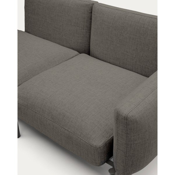 Tamsiai pilkos spalvos iš audinio sodo sofa Sorells – Kave Home-image-3