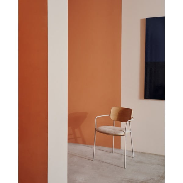 Valgomojo kėdės smėlio spalvos 4 vnt. Maureen – Kave Home-image-1