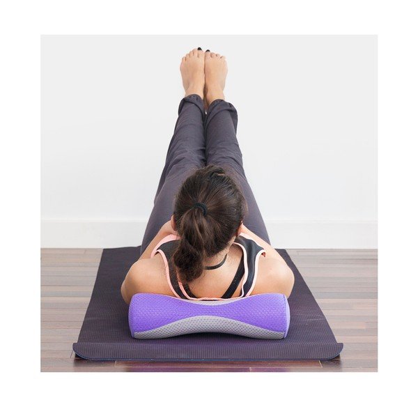 Violetinės spalvos "InnovaGoods Vibro Yoga Roll BTK-image-2