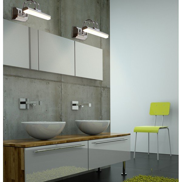 Pilkas LED sieninis šviestuvas Gizel - Candellux Lighting-image-1