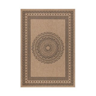Lauko kilimas juodos spalvos/natūralios spalvos 160x230 cm Dhaka – Ayyildiz Carpets