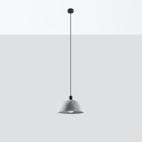 Kabantis šviestuvas pilkos spalvos ø 30 cm Gonzo – Sollux-image-2