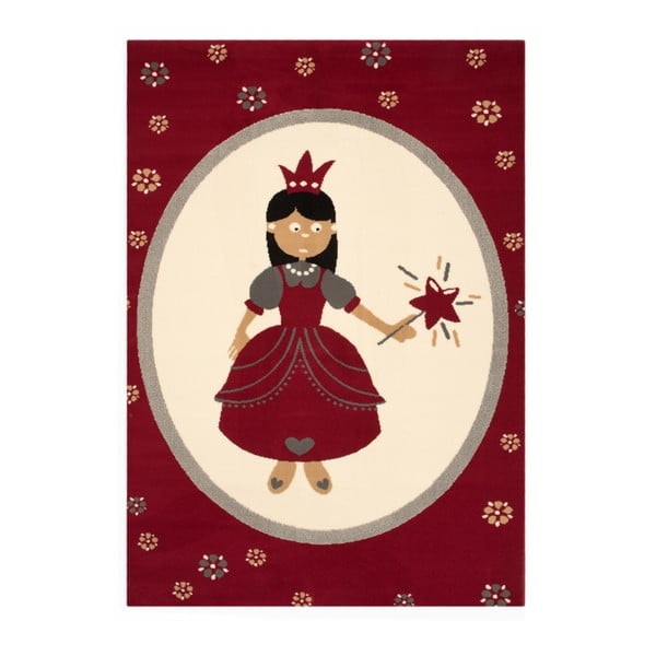 Vaikiškas raudonas kilimas "Zala Living Princess", 140 x 200 cm