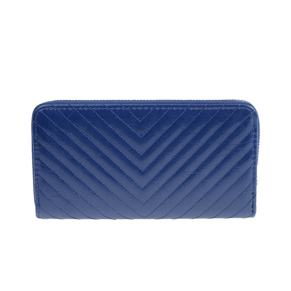 Slyvų mėlynos spalvos odinė piniginė Carla Ferreri