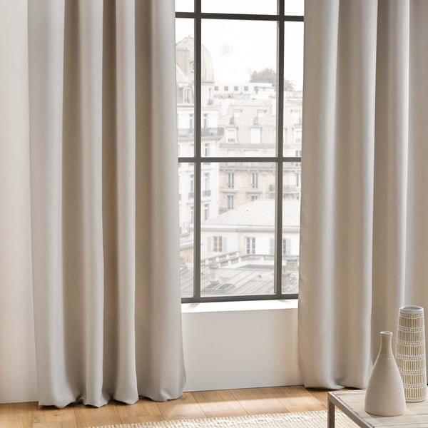 Visiškai užtemdo užuolaida kreminės spalvos 135x280 cm Occult – douceur d'intérieur-image-2