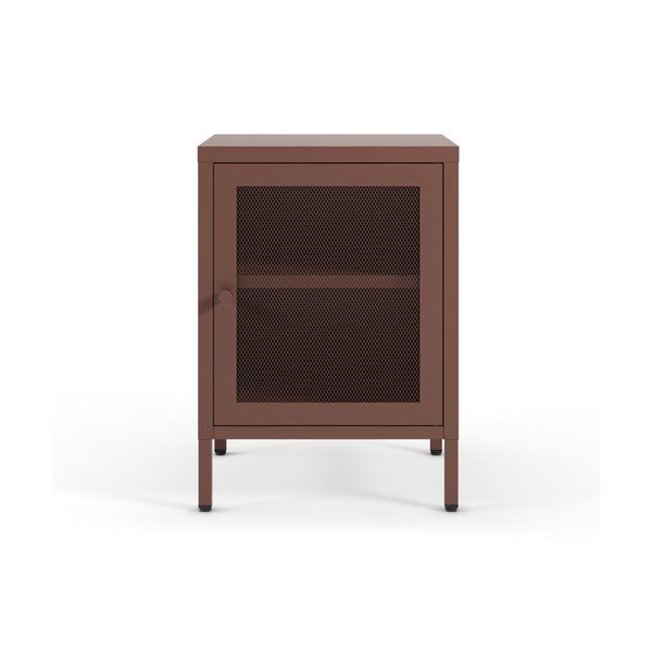 Bordo spalvos naktinis staliukas Fayna – Marckeric-image-2