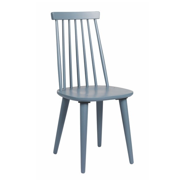 Mėlynai pilka valgomojo kėdė iš kaučiukmedžio "Rowico Lotta
