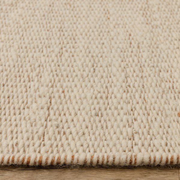 Rankų darbo kreminės spalvos/terakotos spalvos iš vilnos kilimas 200x290 cm Lima Rust – Asiatic Carpets-image-4