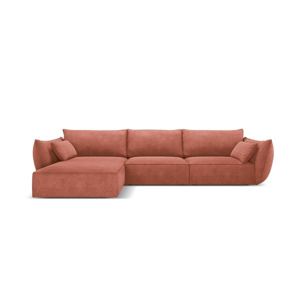 Raudona kampinė sofa (kairysis kampas) Vanda - Mazzini Sofas
