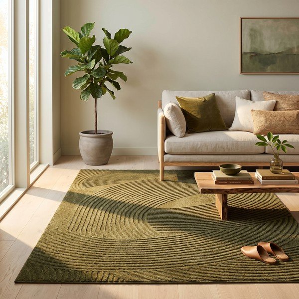 Žalios spalvos kilimas 200x290 cm Zephyr – ESTE-image-4