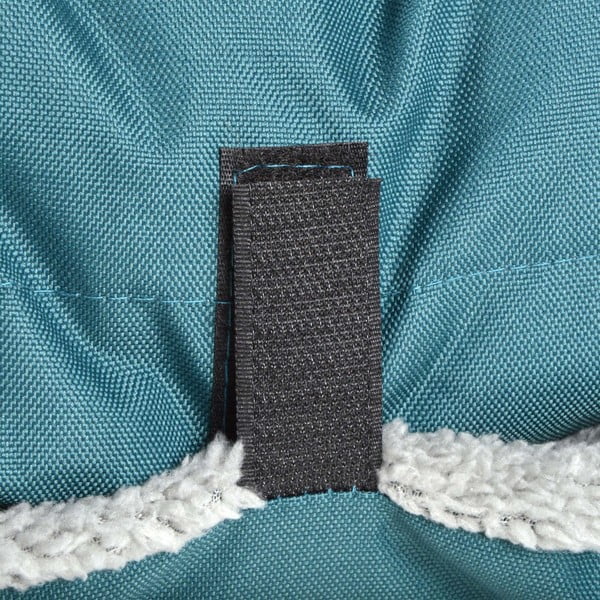 Mėlynos spalvos iš sherpa vilnos kelioninė lova šuniui 80x50 cm Essentiel – Love Story-image-4