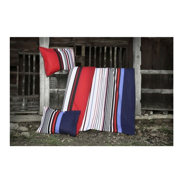 Įtrauktas linas Arya Red&Blue, 200x220 cm-image-1