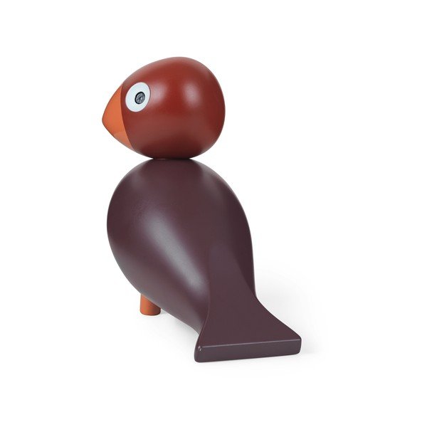 Statulėlė iš ąžuolo masyvo Kay Bojesen Denmark Poppy-image-2