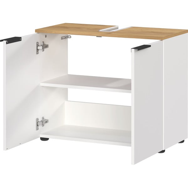 Spintelė po kriaukle baltos spalvos 60x58 cm Menen – Germania-image-2